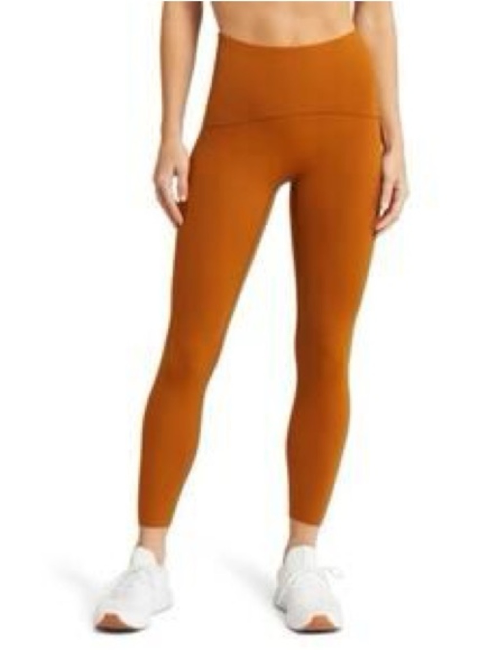 Spanx Leggings Booty Boost 7/8 Length Butterscotch Medium NWT Athleisure